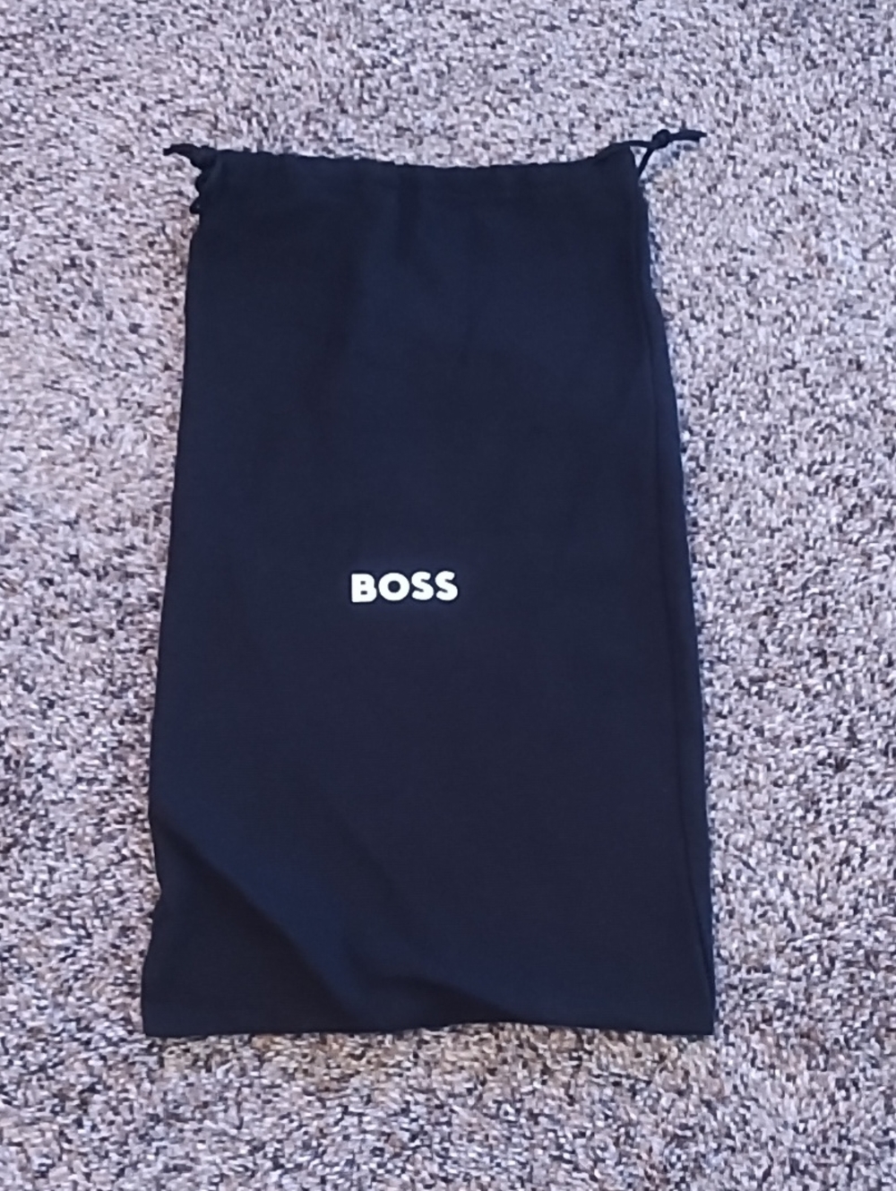 BOSS Black Drawstring Dust Bag